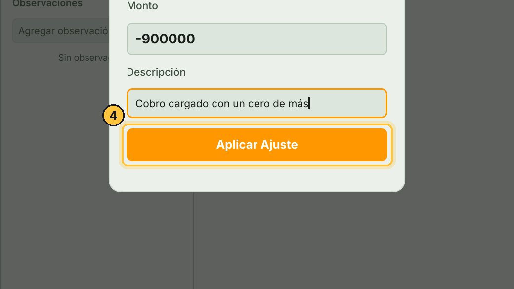 Haz clic en Aplicar Ajuste.