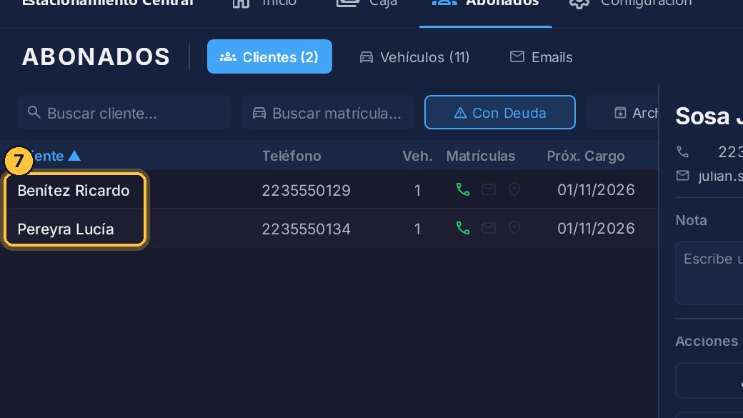 Julián ya no aparece entre los que deben. Y el pago entró a la caja, como cualquier cobro.