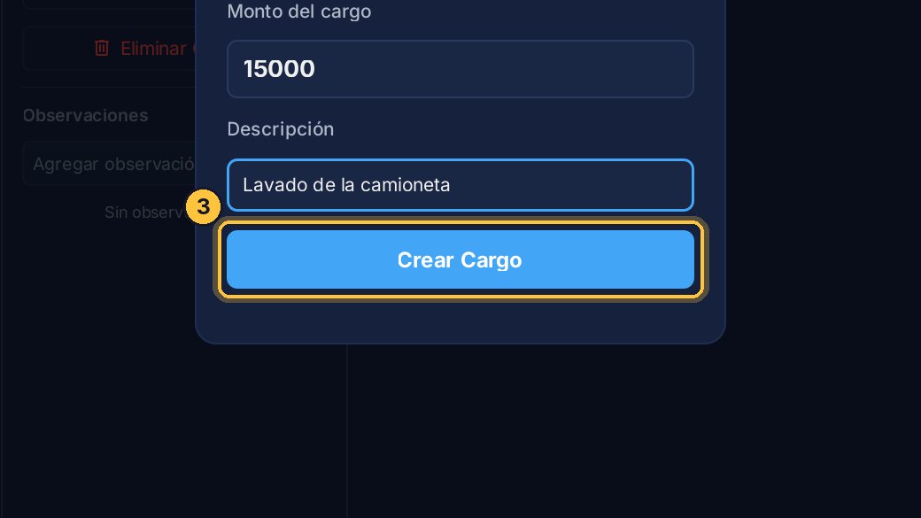 Haz clic en Crear Cargo.