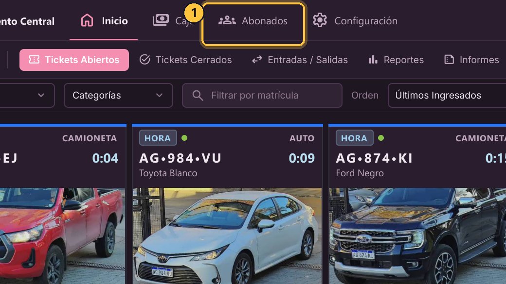 Entra a Abonados y abre la cuenta de Julián Sosa.