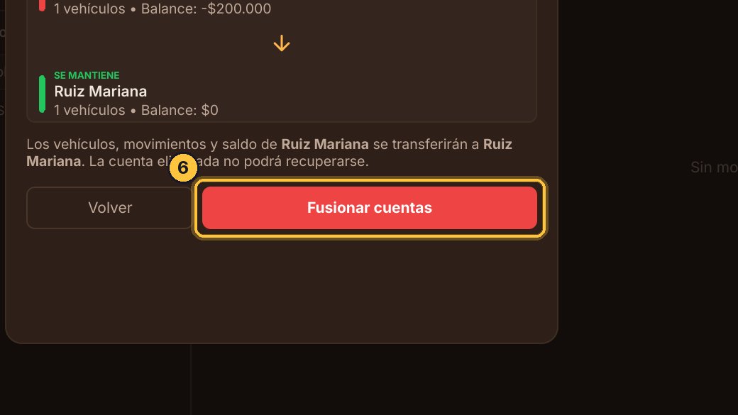 Haz clic en Fusionar cuentas.