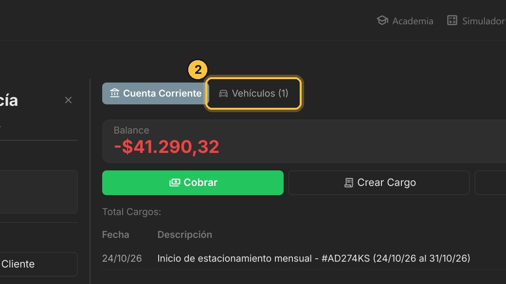 Abre la pestaña de sus vehículos, y haz clic en Agregar Vehículo.