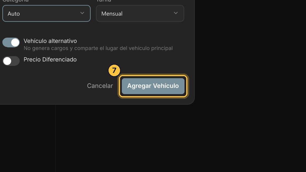 Haz clic en Agregar Vehículo.
