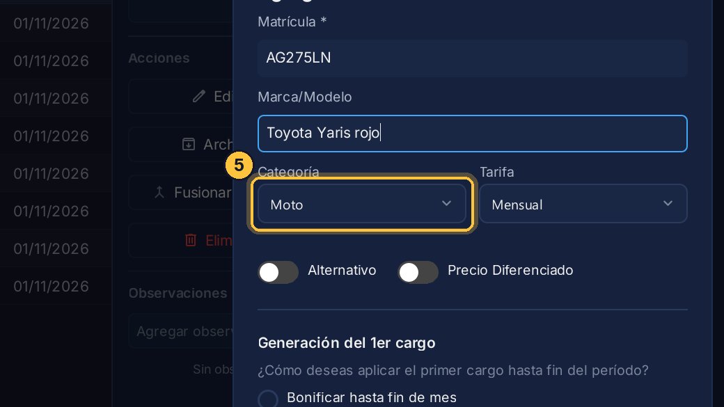 Elige su categoría: Auto.