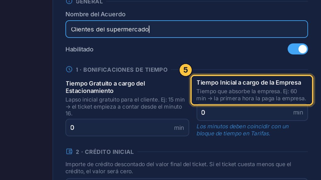 Tiempo inicial a cargo de la empresa: esos minutos los paga la empresa.