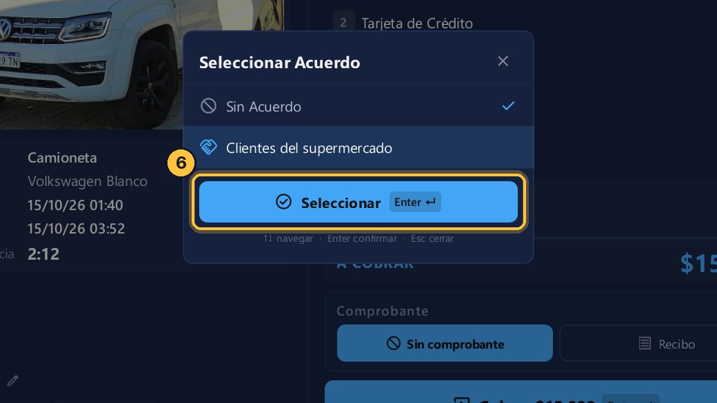 Y confirma.