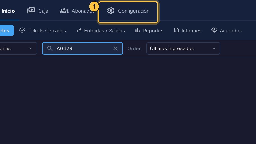 Vuelve a Configuración.