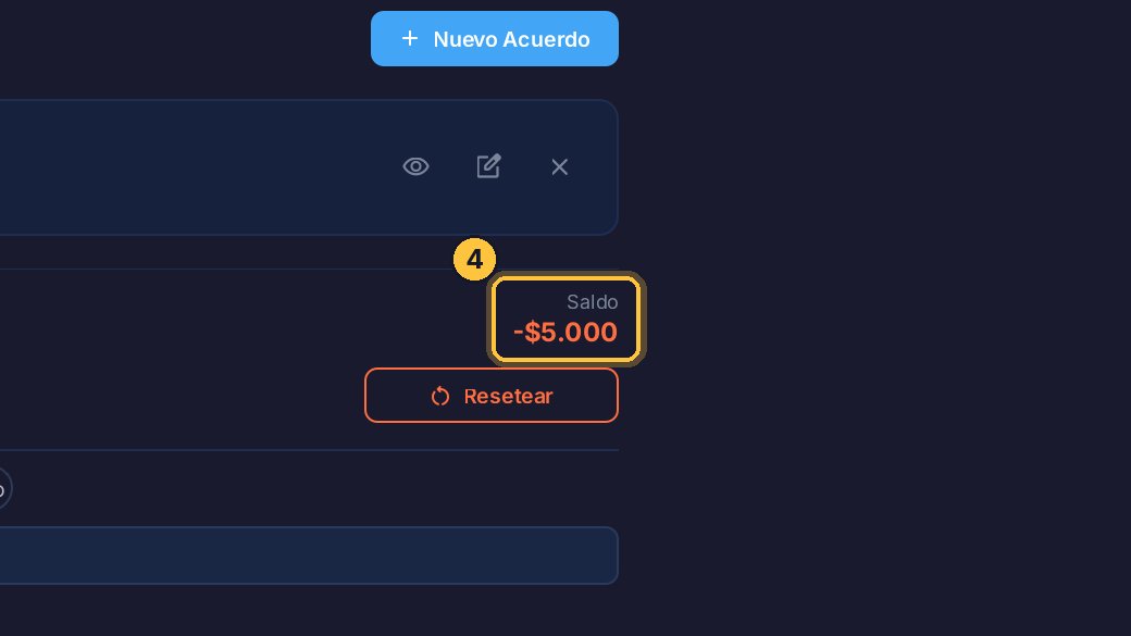 El cajero lo entrega con los vouchers, y controlas que cada acuerdo tenga el suyo.