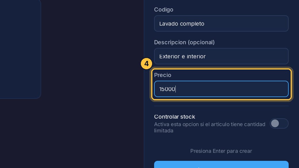 Y en Precio, cuánto cuesta.