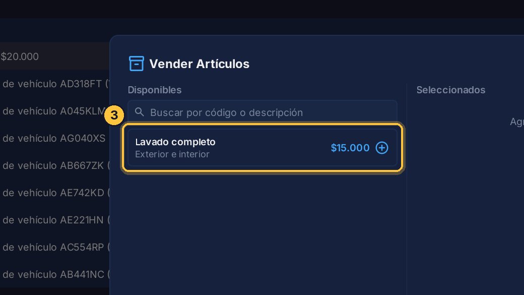 Elige lo que compra el cliente.