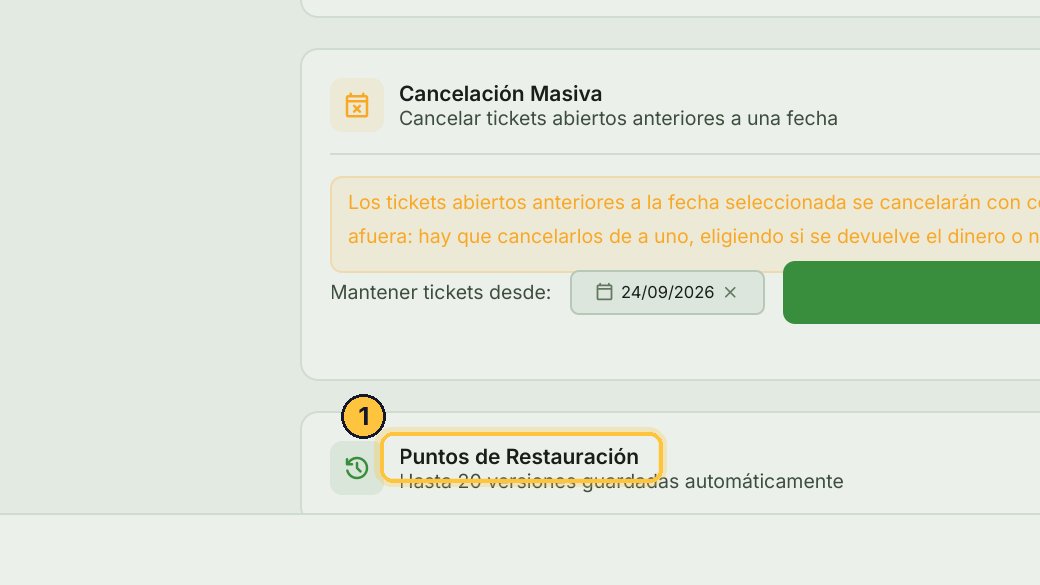 Abre Puntos de Restauración.