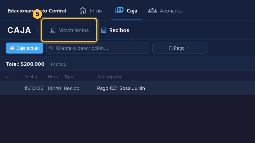Vuelve a Movimientos.