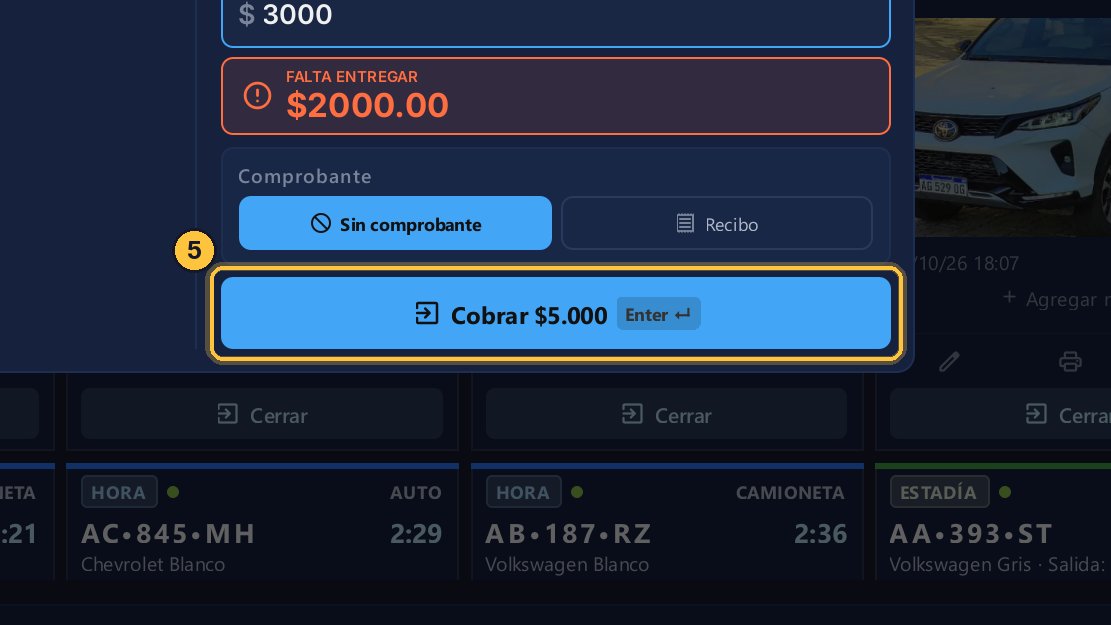 Y si intentas cobrar así, no te deja.