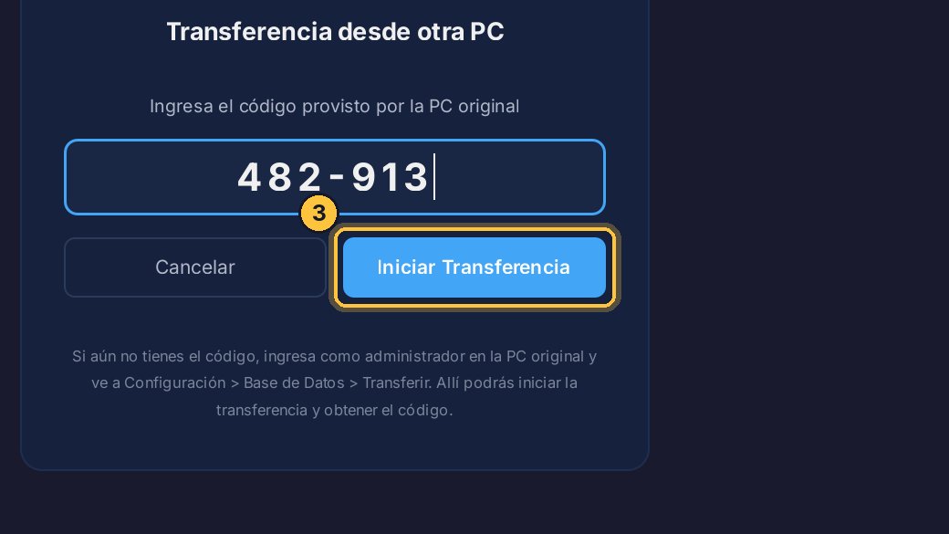 Y haz clic en Iniciar Transferencia.