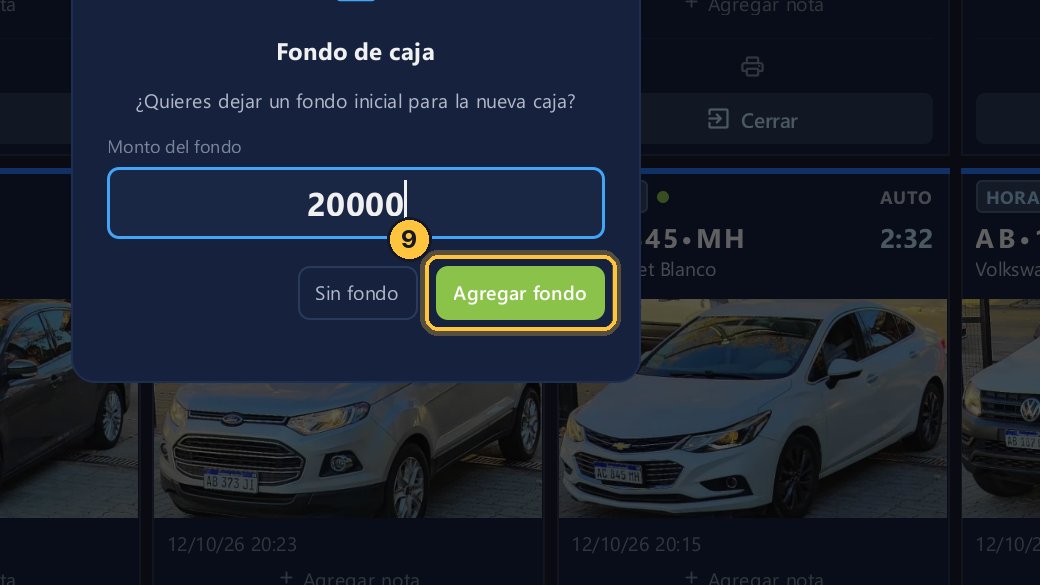 Agrega el fondo, y empieza su turno. Aun así, lo mejor es que cada cajero cierre su caja antes de irse: así cuenta su dinero y entrega su resumen en mano.