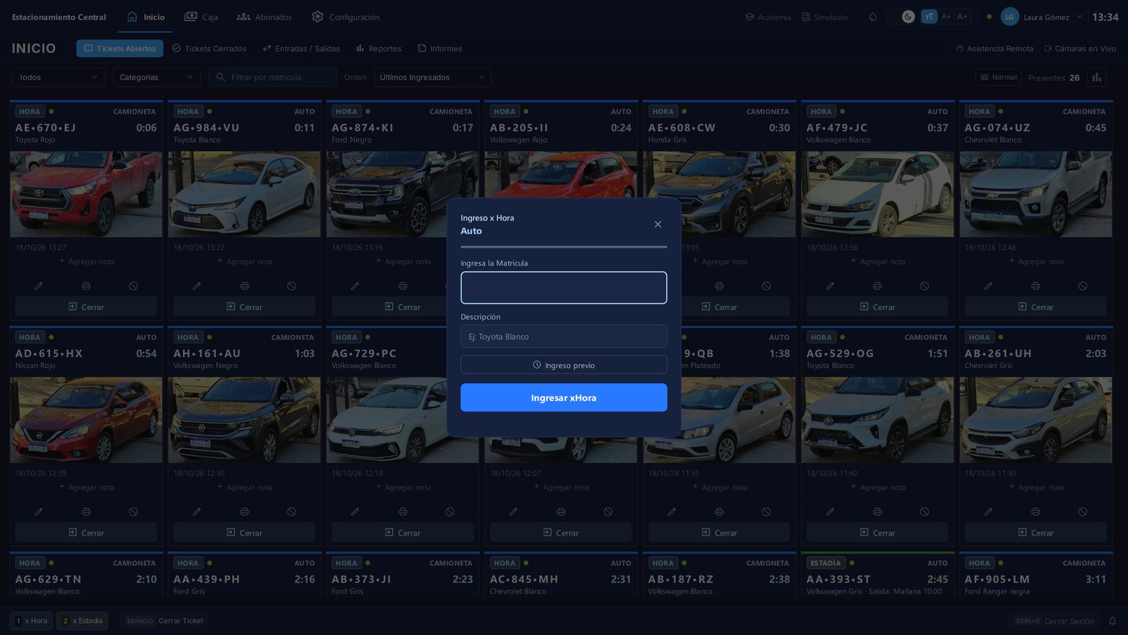 Cierra sin crear el ticket, con la tecla Escape.