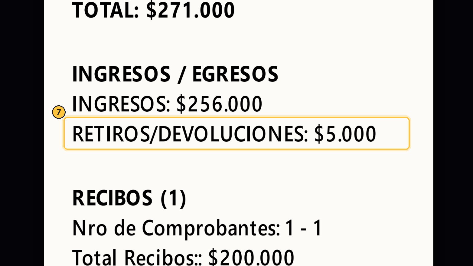 Un detalle importante. Los cajeros pueden hacer retiros, devoluciones y anulaciones solo si un administrador lo permite. Eso se define en Permisos de Operadores, y lo vemos en otro video.