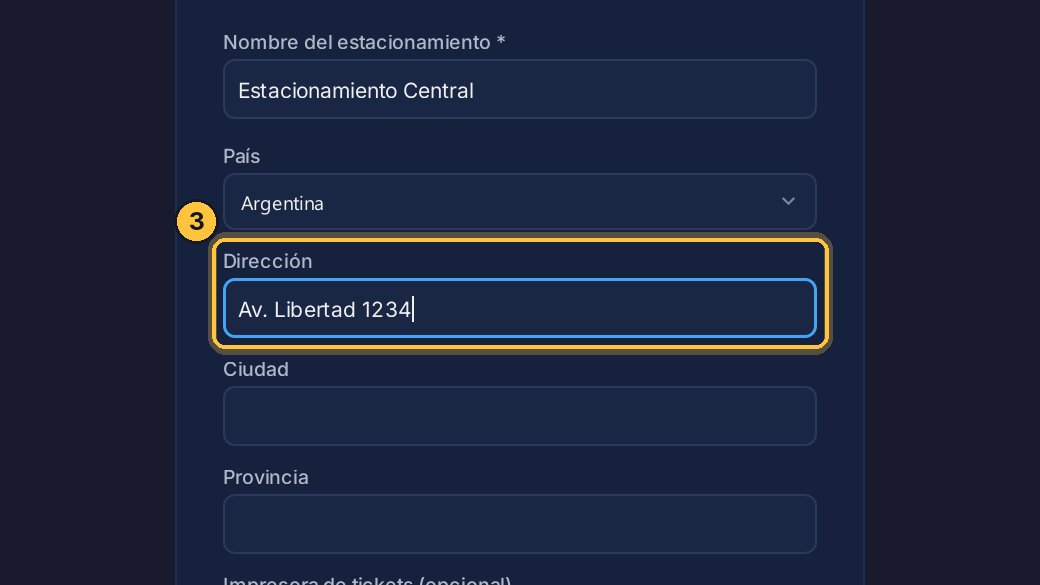 Completa la dirección.