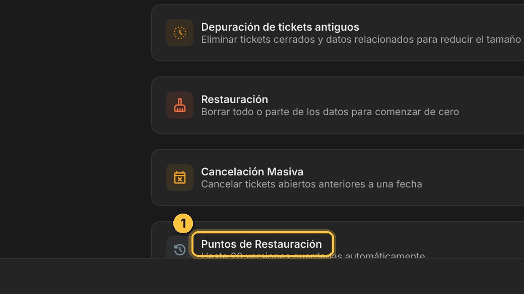 Abre Puntos de Restauración.