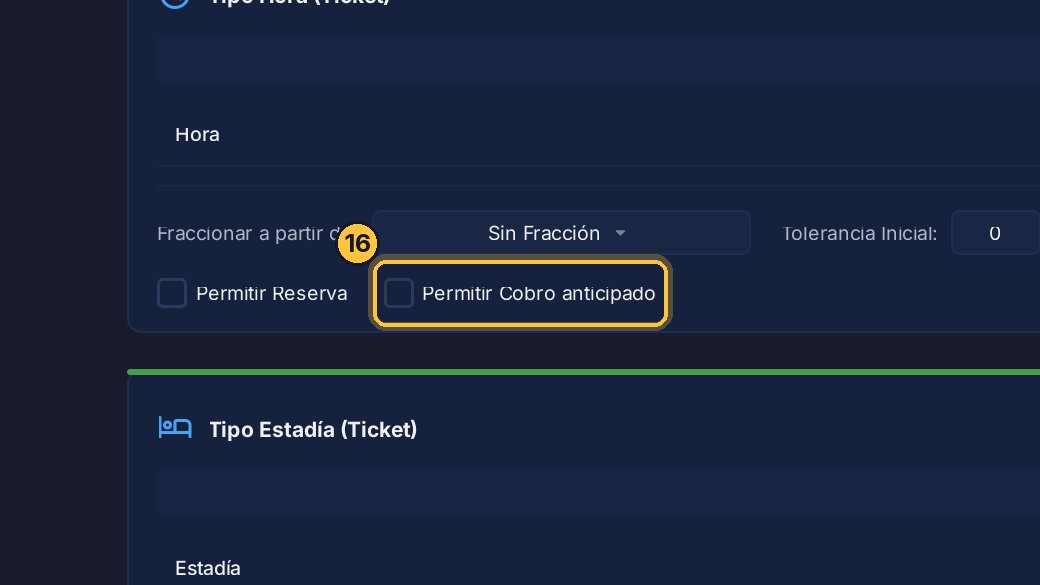 En la tarifa por hora no está marcado: por eso la camioneta no tenía ese botón.