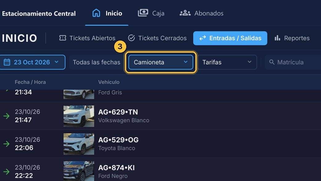 Para quitar el filtro, ábrelo otra vez y elige Categorías.
