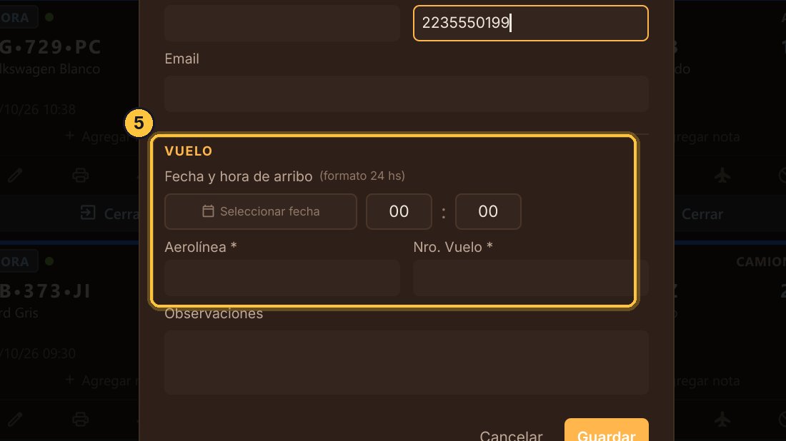Y su vuelo de regreso: cuándo llega, la aerolínea y el número de vuelo.