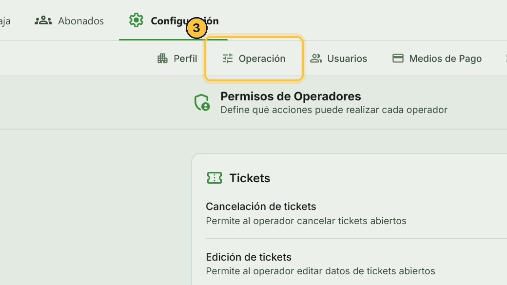 Y abre la pestaña Operación.