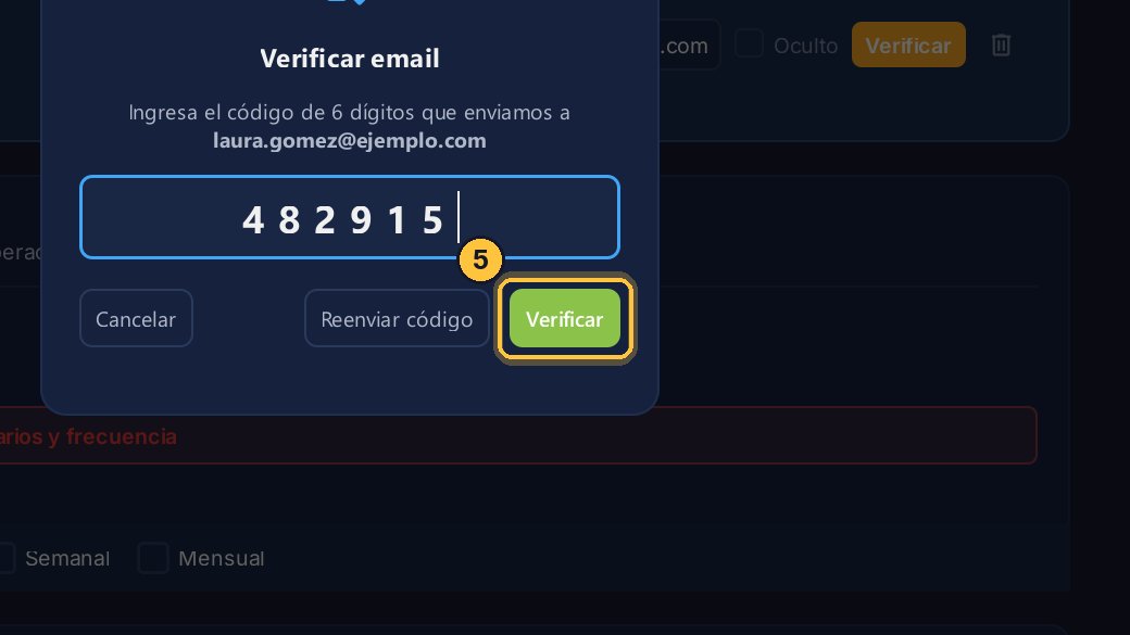 Y haz clic en Verificar.