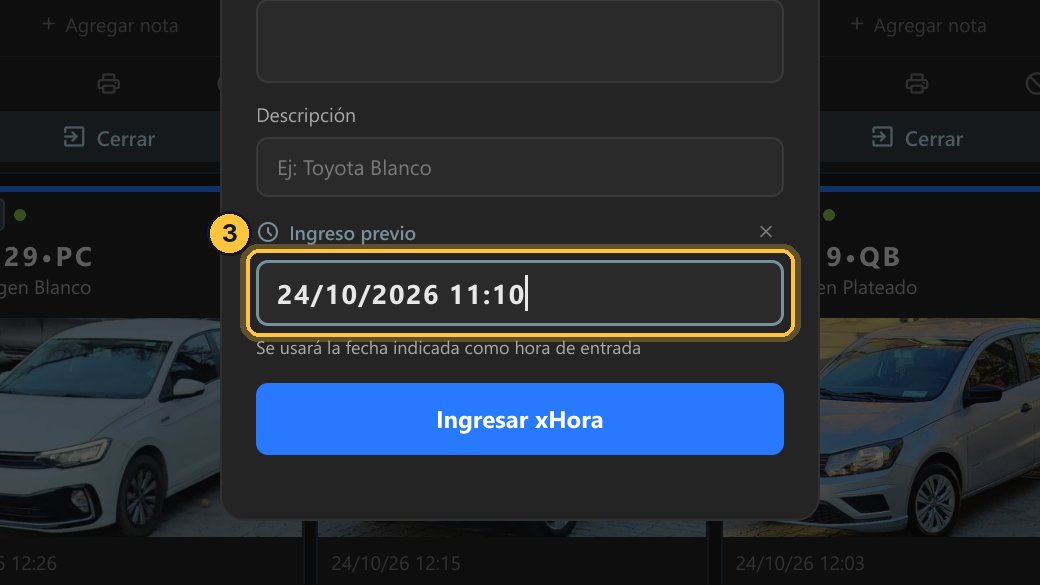 Escribe la fecha y la hora en que entró de verdad: en este caso, hace dos horas y media.
