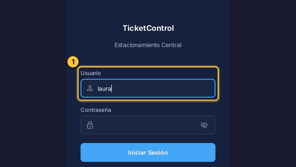 Escribe tu usuario, tal cual lo registraste.