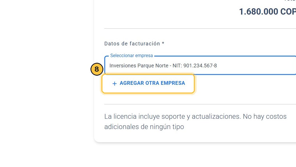 Y si te falta una, la agregas desde aquí mismo, sin salir de la compra.