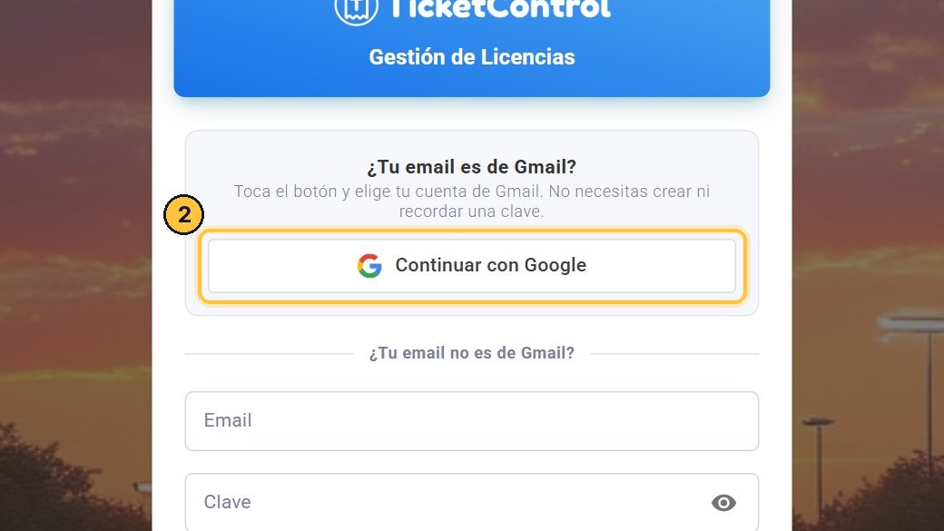 Si tu email es de Gmail, entra con Google: no hace falta crear una clave.