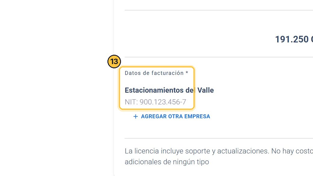 Y a qué razón social se hace la factura. Si facturas a varias, lo vemos en otro video.