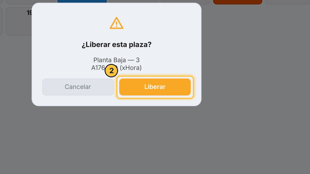 Te pide confirmar: haz clic en Liberar.
