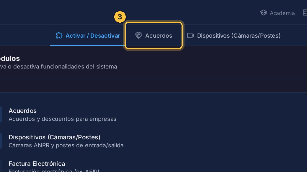 Entra. Aquí se cargan las empresas con las que tienes un acuerdo: lo vemos en su propio tema.