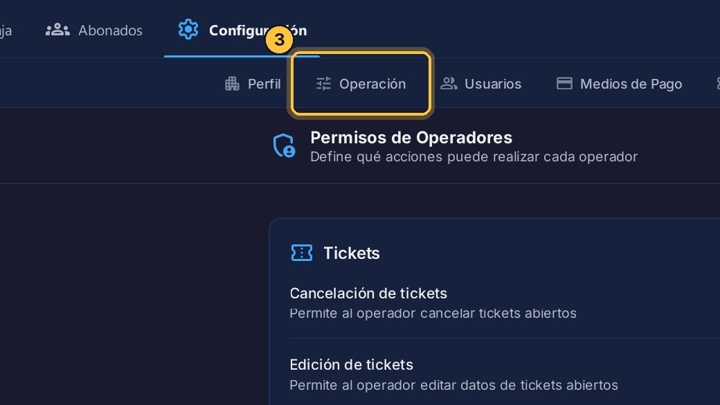 Y abre la pestaña Operación.
