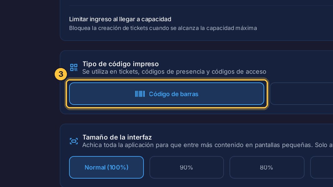 El código de barras es un código 1D.