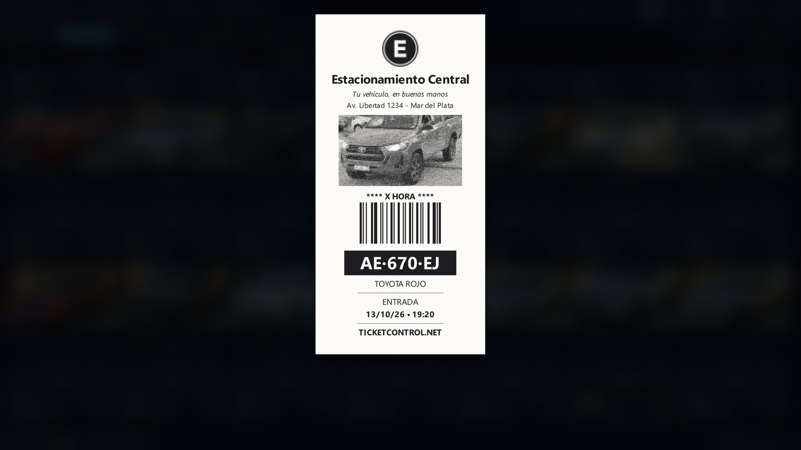 Qué datos salen impresos, y cuáles no, se elige en la pestaña Tickets, que vemos en otro video.