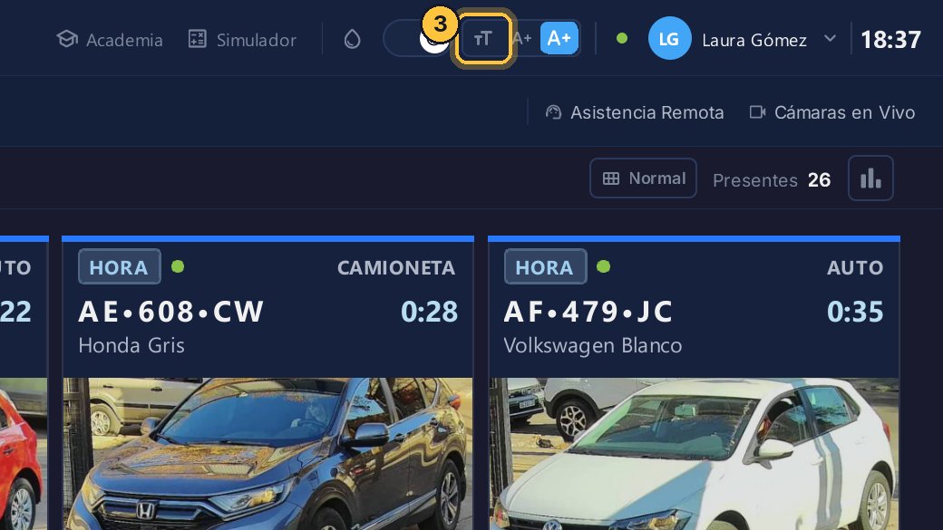 Con el primero vuelves al tamaño normal. Un consejo: usa el tamaño más pequeño que leas con comodidad. Así tienes más información a la vista.
