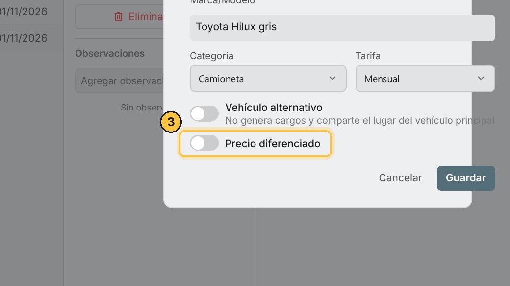 Activa Precio diferenciado.
