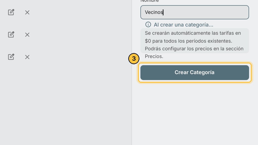 Y haz clic en Crear Categoría.