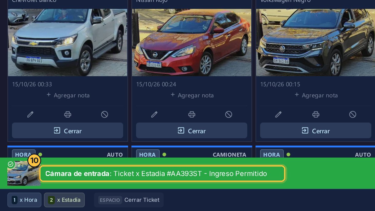 Y aparece el aviso de ingreso: está adentro.