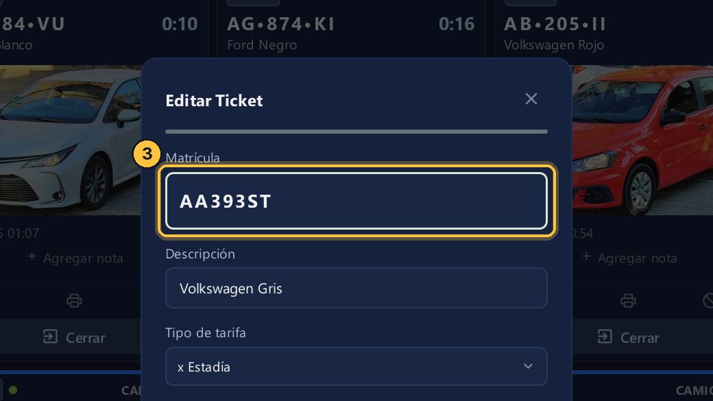 Así, cuando el vehículo salga, el sistema sabe a quién marcar ausente.