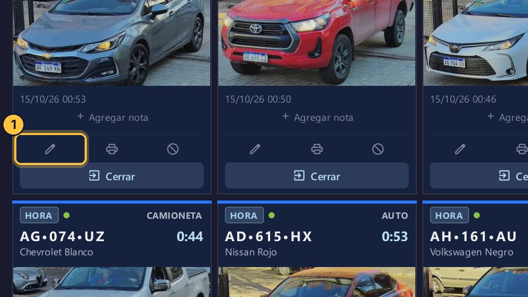 Haz clic en el lápiz de la tarjeta.
