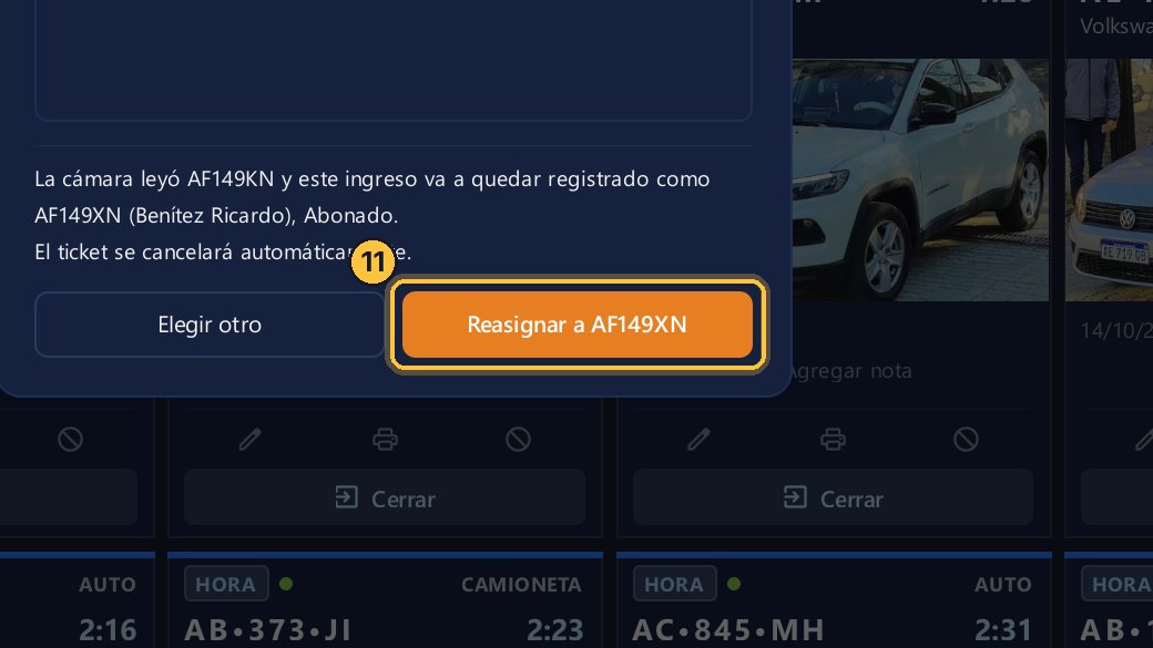 Confirma con el botón Reasignar, y mira la grilla.