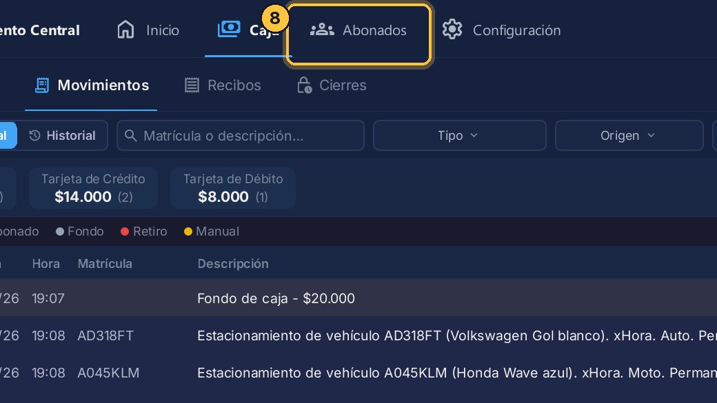 Después vamos a Abonados.