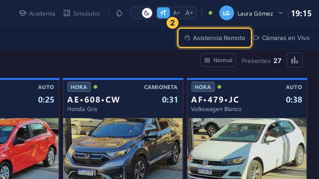 Y en Asistencia Remota, un técnico de TicketControl puede conectarse a tu computadora para ayudarte, siempre con tu permiso.