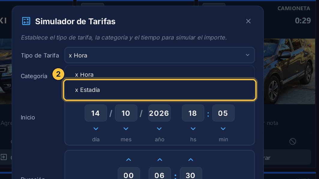 Por estadía.