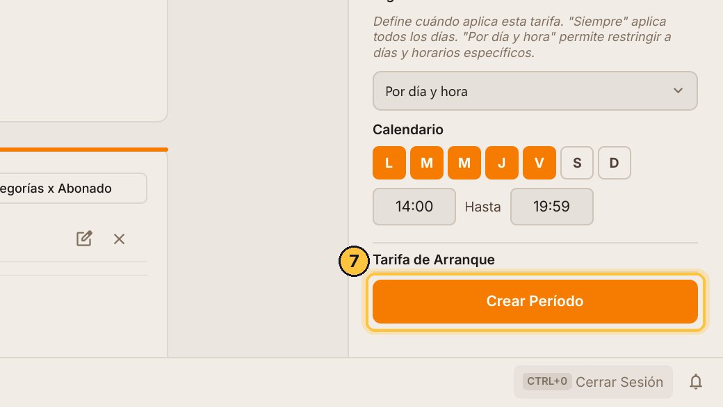 Haz clic en Crear Período.