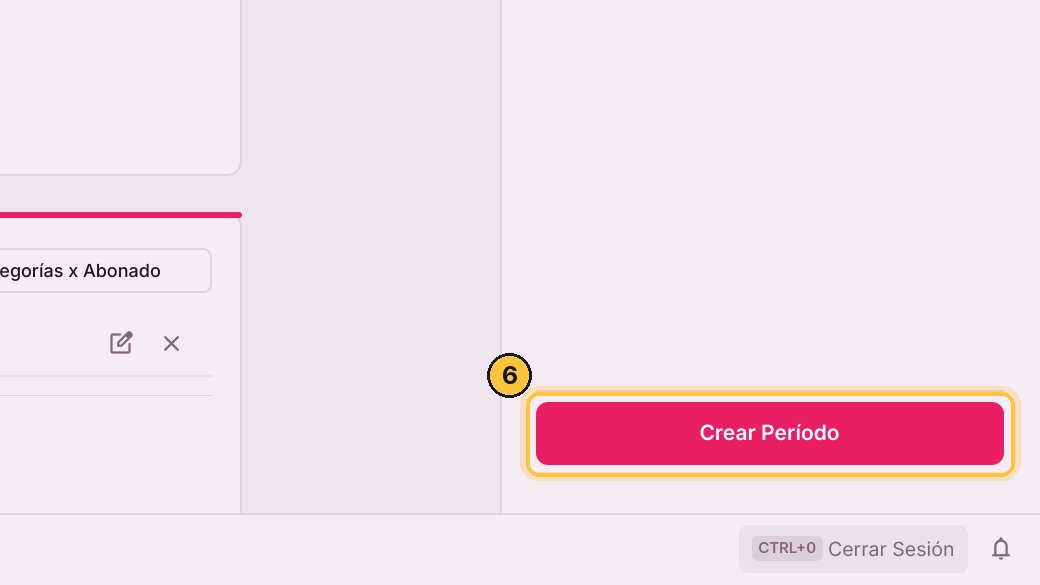 Haz clic en Crear Período.